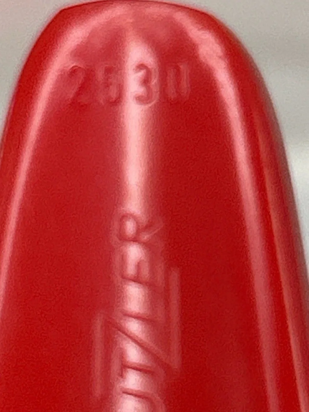 Mepal Rosti Design Melamine Vtg Serving Fork Red 2530 Hutzler Denmark 12” Retro